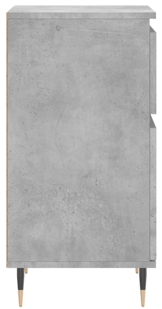 Aparadores 2 pcs 40x35x70 cm derivados de madeira cinza cimento