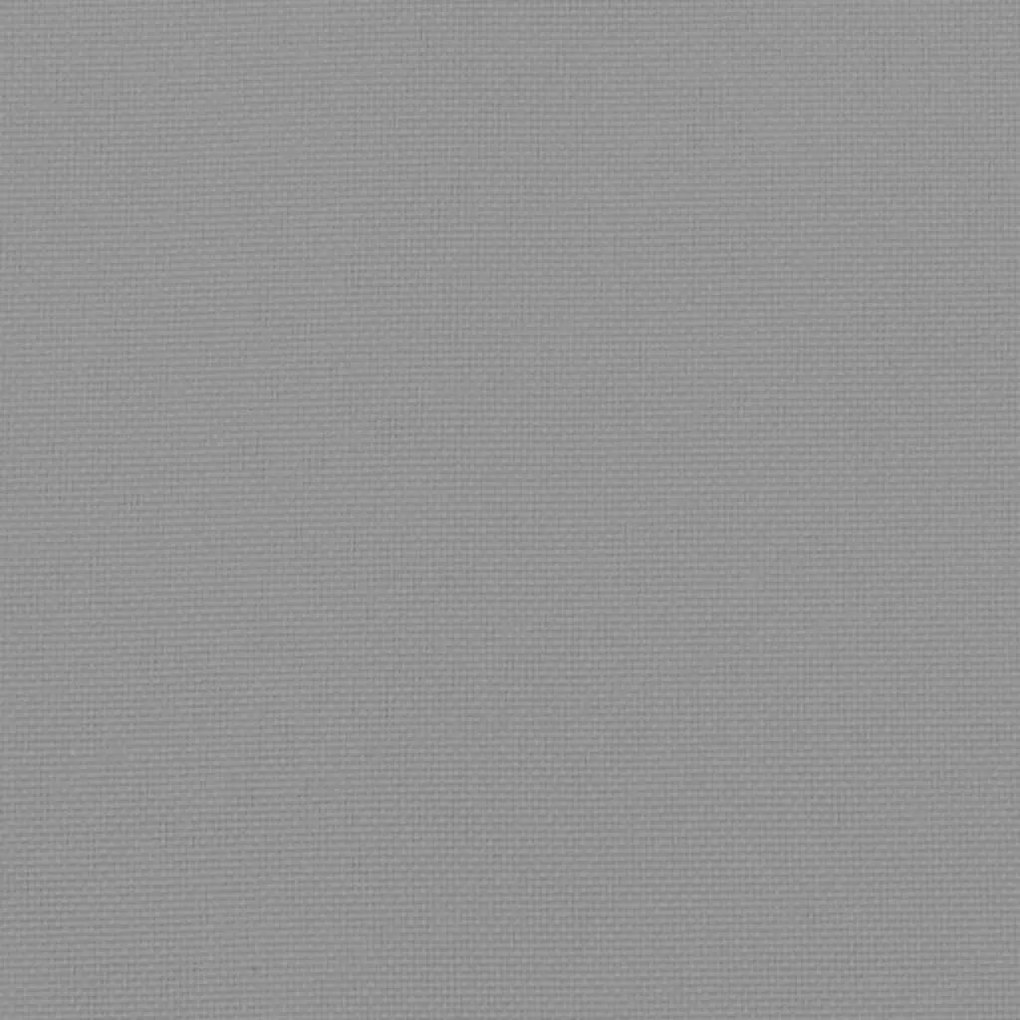 Almofadões p/ móveis de paletes 2 pcs tecido oxford cinzento