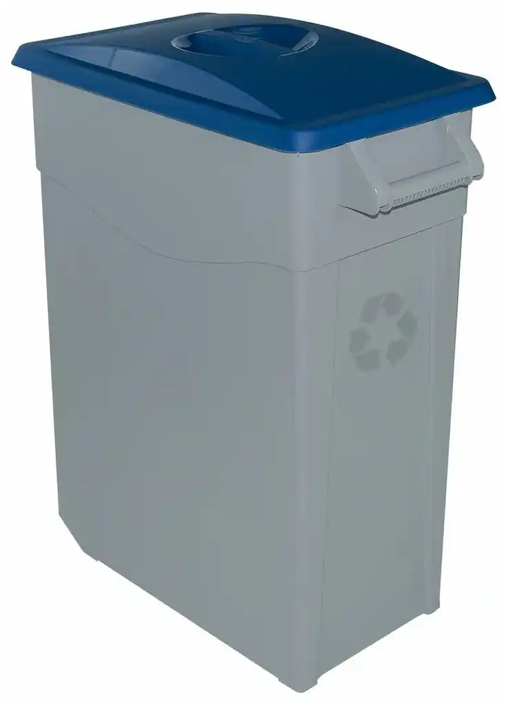 Caixote Lixo, Azul 50 litros