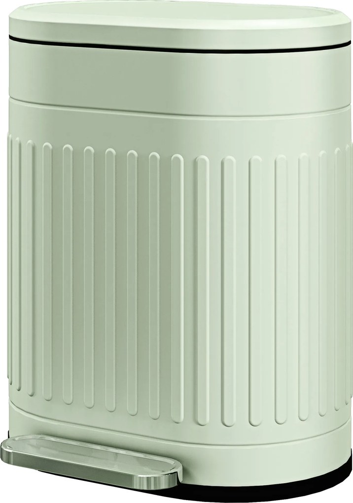Caixote do Lixo de Cozinha com Pedal, 36,5 x 31,2 x 45 cm, Fecho Suave, Verde