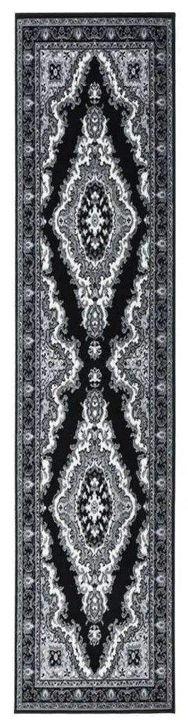 vidaXL Passadeira 60x350 cm polipropileno preto