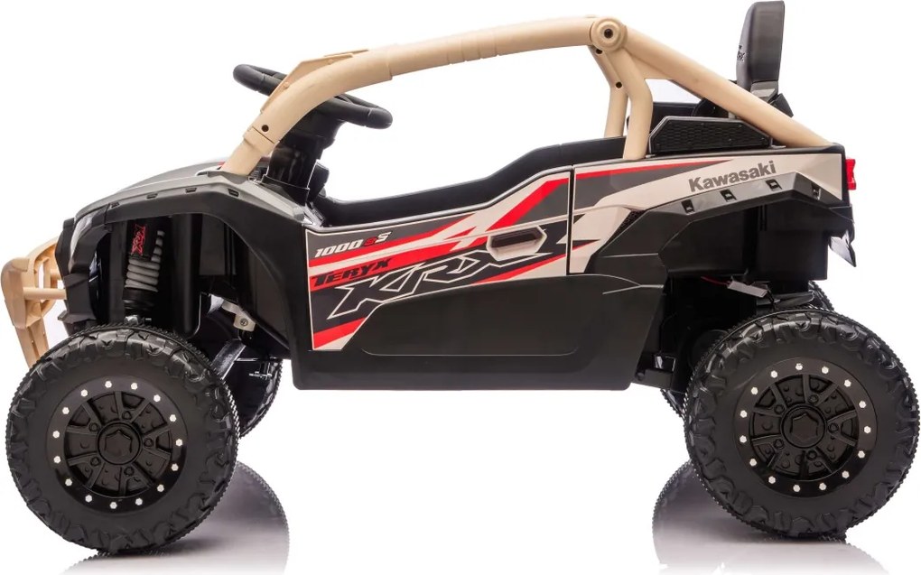 Buggy elétrico para Crianças Kawasaki 24V 4x4 TERYX KRX1000 Caqui