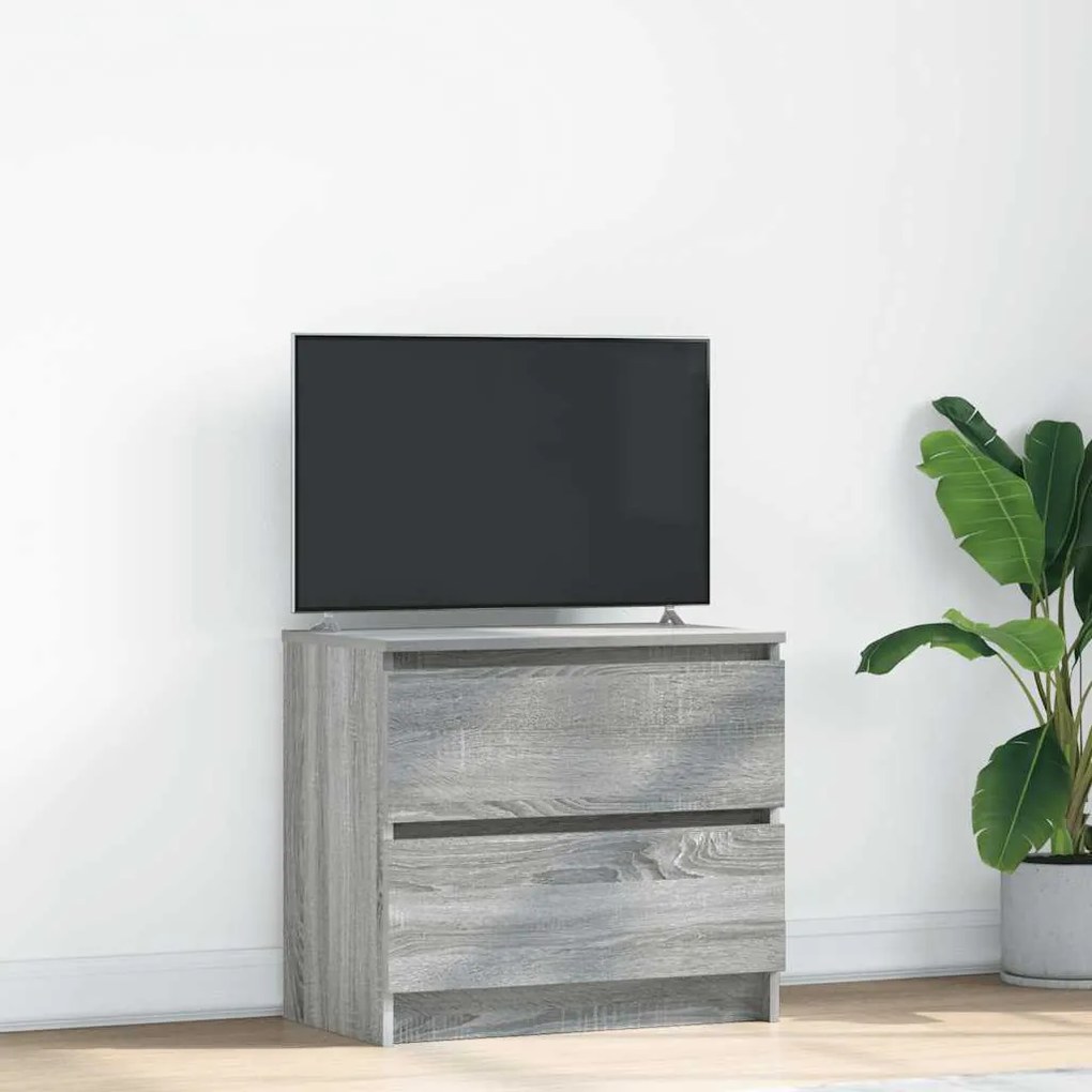 Móvel de TV 60x35x54 cm derivados de madeira cinzento sonoma