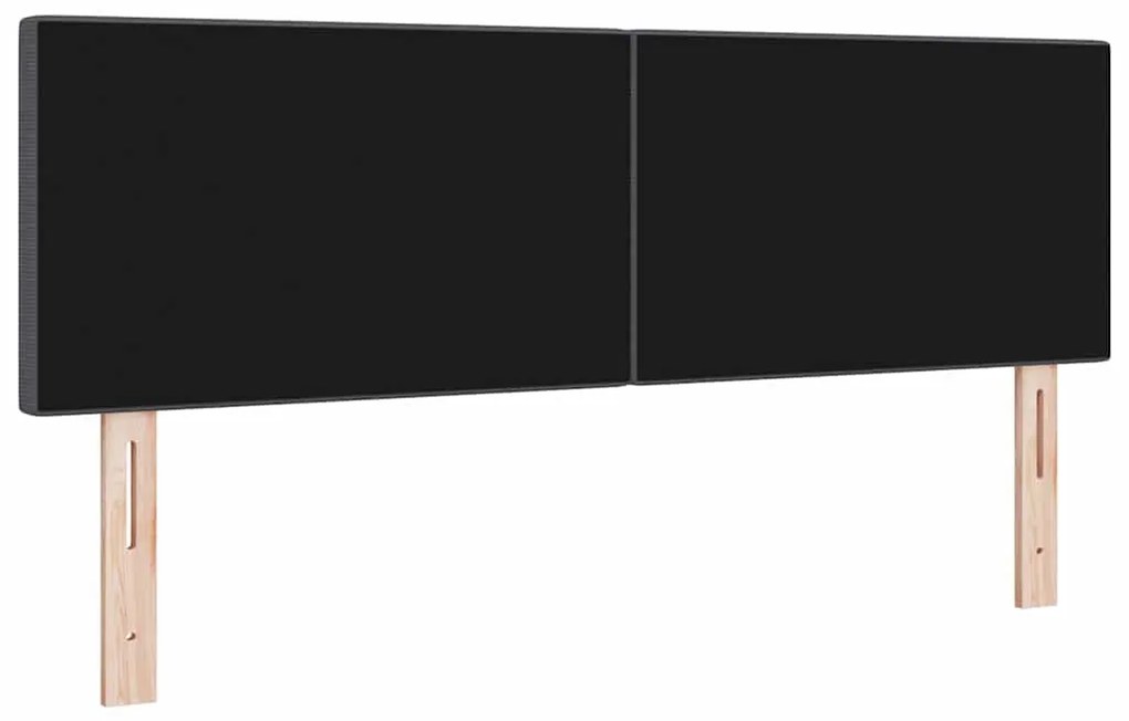 Cabeceira vidaXL Design Simples Cinza Escuro 160 cm Tecido Veludo