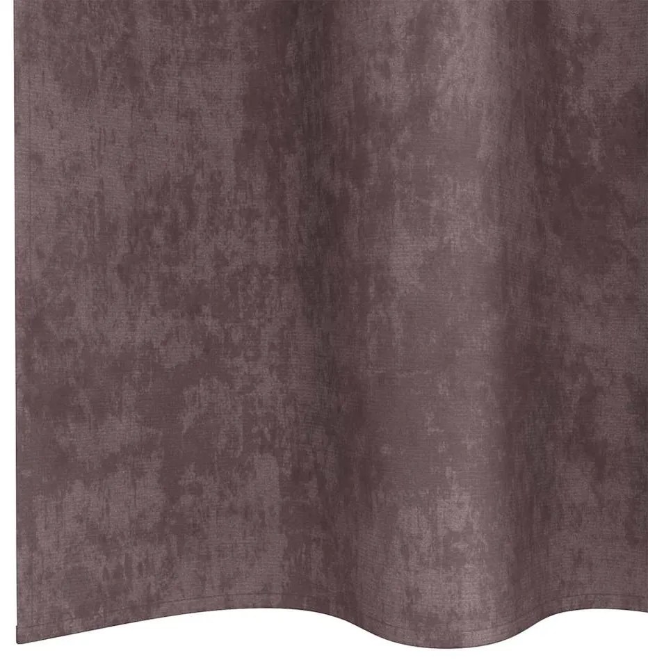 Cortinas de Veludo 2 pcs com Ilhós Marrom 260x140 cm