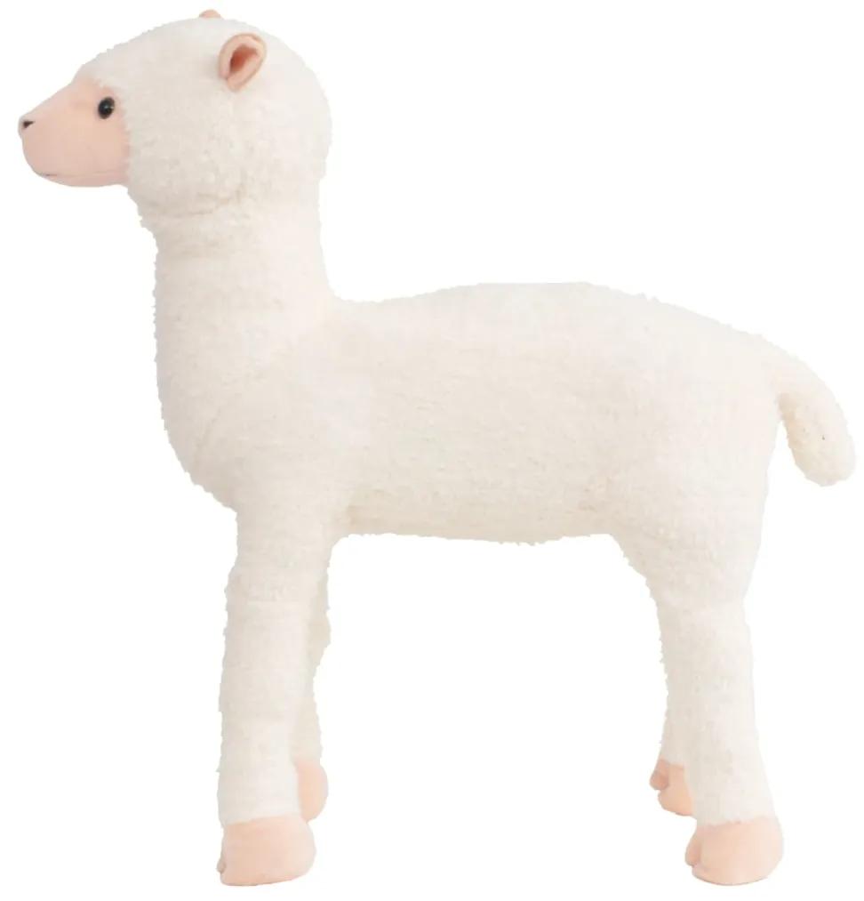 Brinquedo de montar alpaca peluche branco XXL