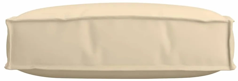 Almofada de Palete para Assento Bege 60 x 60 x 12 cm em Tecido Oxford