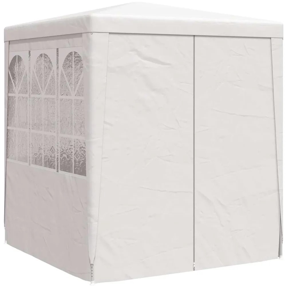 Tenda festas com paredes laterais 2x2m 90g/m² branco
