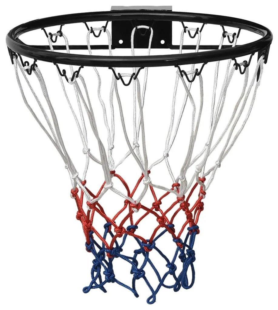 Cesto de basquetebol 39 cm aço preto