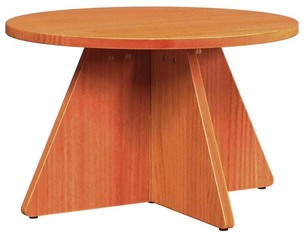 Mesa de centro 3 pcs Marrom Cera 49 x 49 x 30 cm