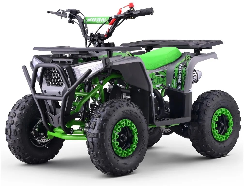 MINI MOTO 4 GASOLINA PARA CRIANÇAS Bull 49cc tipo ATV Verde