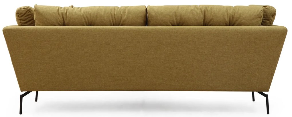 Sofá de 3 Lugares Mapa – Amarelo Esverdeado – 214 cm x 90 cm x 84 cm