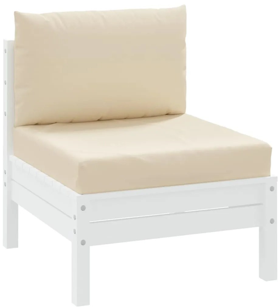 Almofadões para paletes 2 pcs tecido oxford bege
