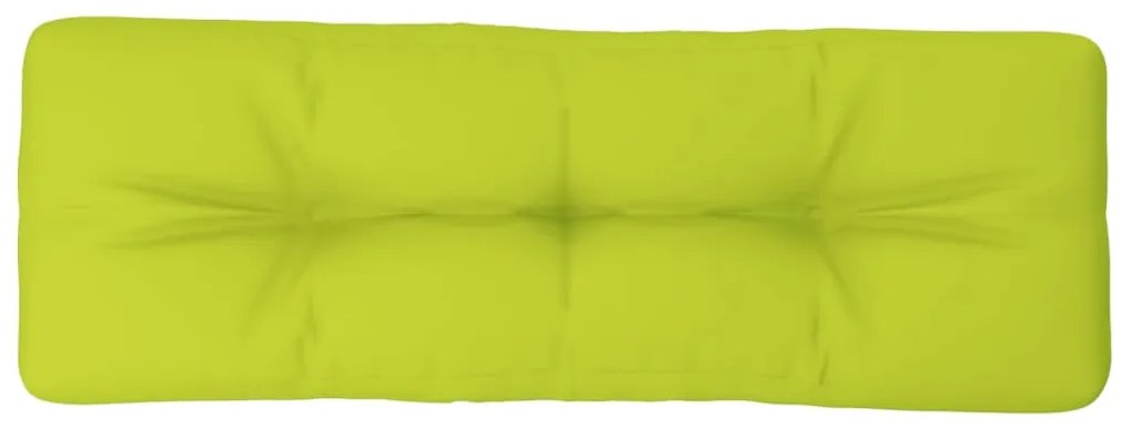 Almofadão p/ sofá de paletes 120x40x12cm tecido verde brilhante