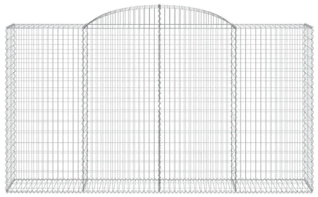 Cestos gabião arqueados 5pcs 300x50x160/180cm ferro galvanizado