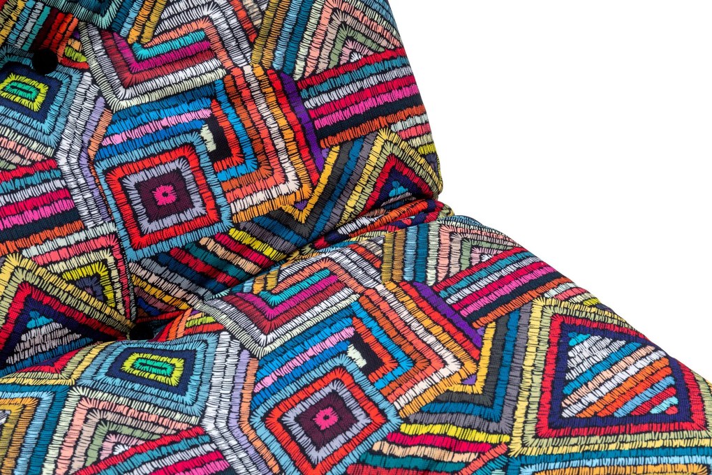 Sofá-Cama de 3 Lugares Misa – Multicolor – 52x175x40 cm