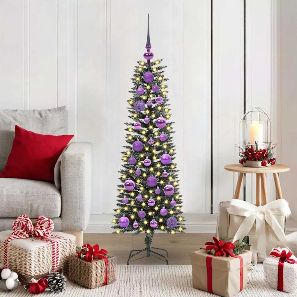 vidaXL Árvore de Natal Artificial Verde 120 cm PVC, Plástico e Aço