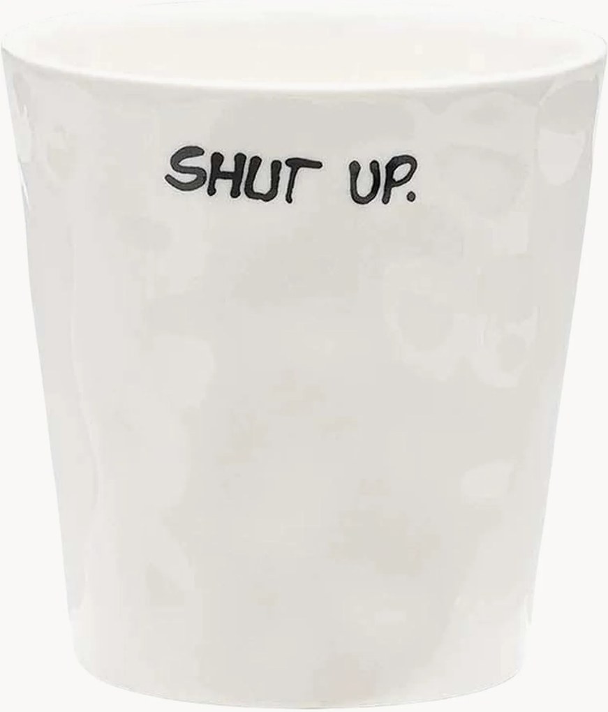 Chávena de café em cerâmica Shut Up