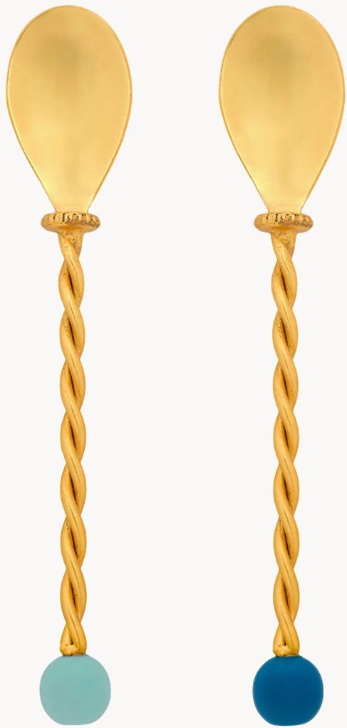 Colheres de cocktail em aço inoxidável Torchon, conjunto de 2