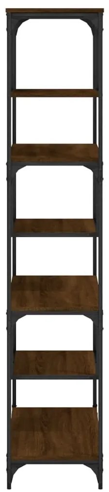 Estante 81x36x176 cm derivados de madeira carvalho castanho
