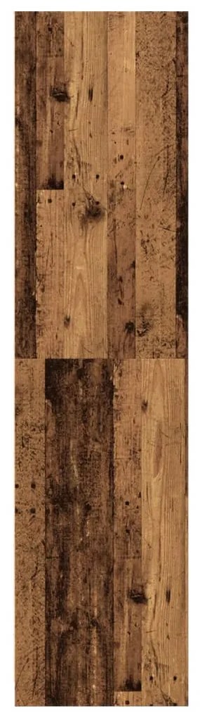 Roupeiro 50x50x200 cm derivados de madeira madeira velha