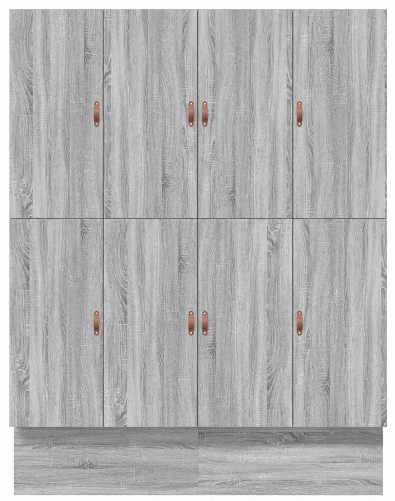 Cama de Armazenamento Cinza Sonoma 180x200 cm