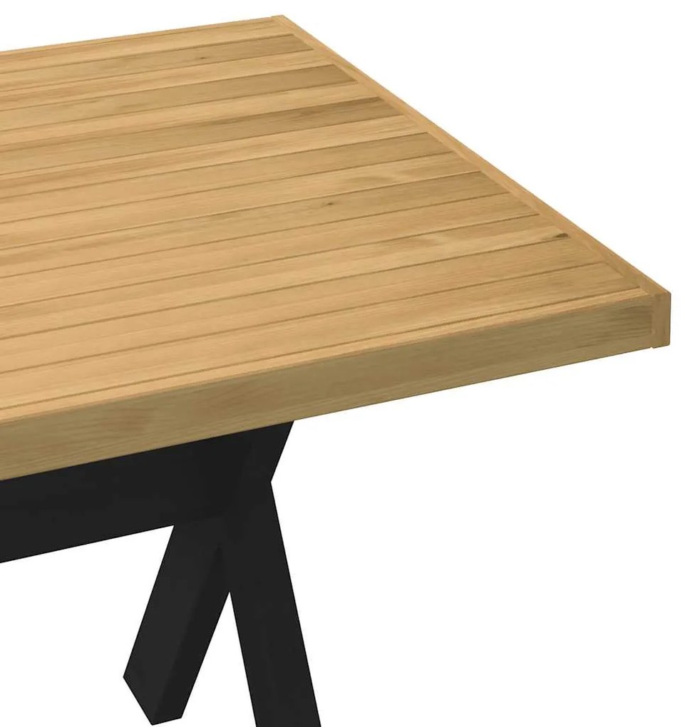 Mesa de jantar NOAIN Pernas em forma X 180x90x75cm pinho maciço