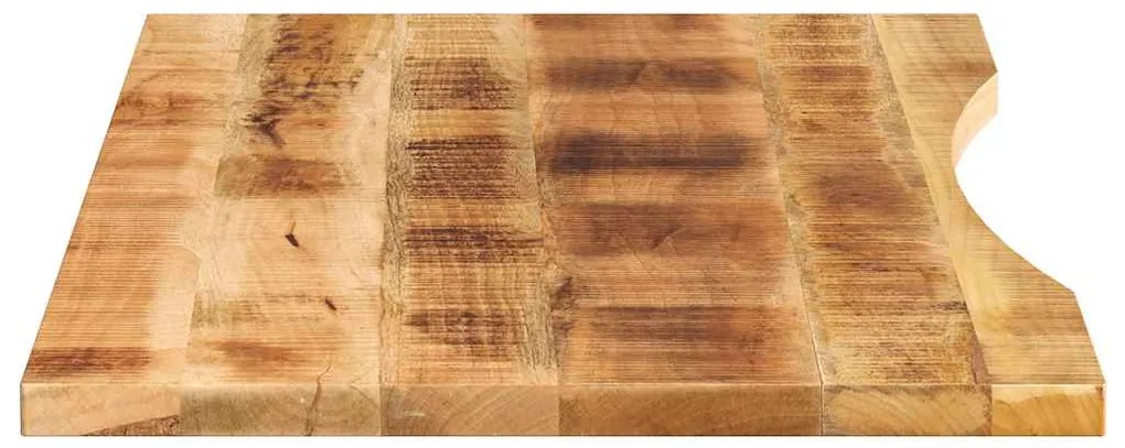 Tampo de mesa com curva 110x60x2,5 cm mangueira áspera maciça