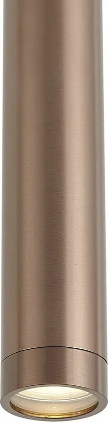 Candeeiro suspenso de design bronze escuro GU10 50mm IP44 - Tuba