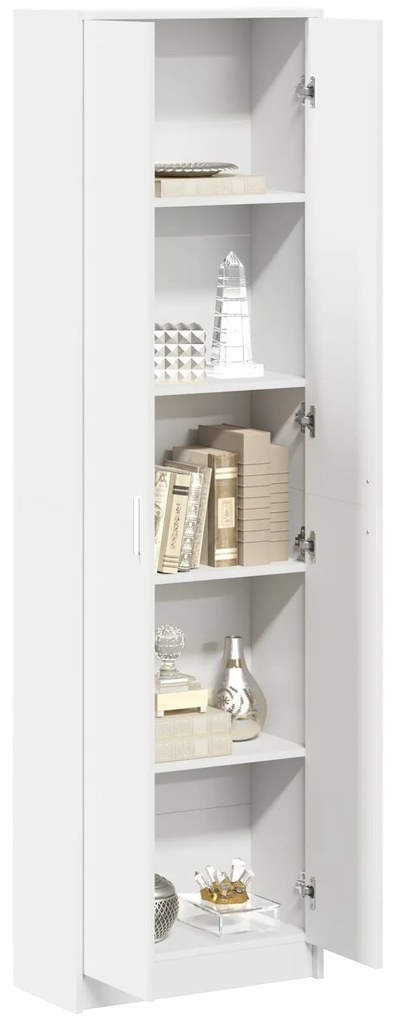 Guarda-roupa Branco 55x25x189 cm Madeira Engenharia