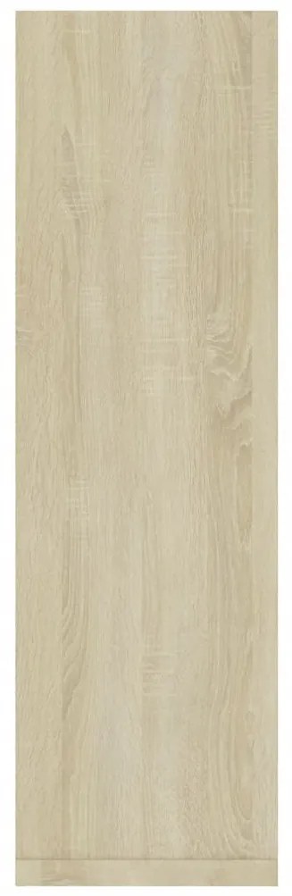 Estantes de parede 2 pcs derivados de madeira carvalho sonoma