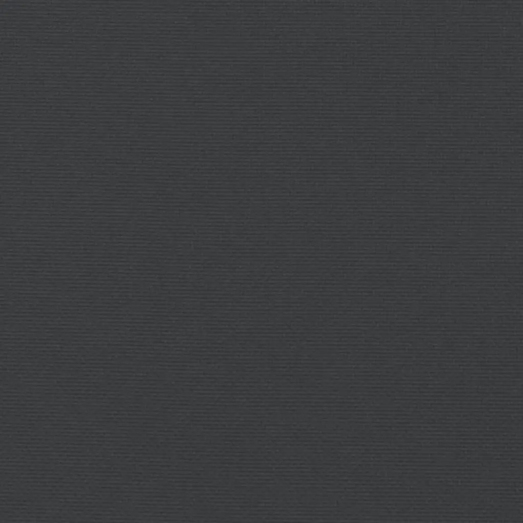 Almofadões banco jardim 2 pcs 150x50x7cm tecido oxford preto