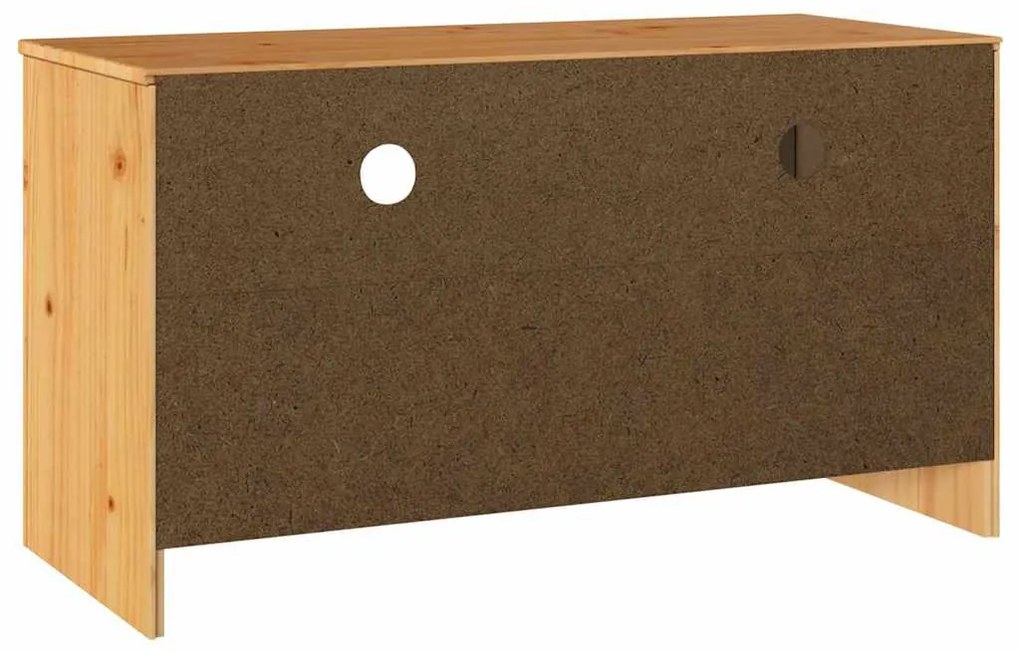 Cabide de TV vidaXL "DRAMMEN" 99x43x55 cm de Madeira Sólida de Pinheir
