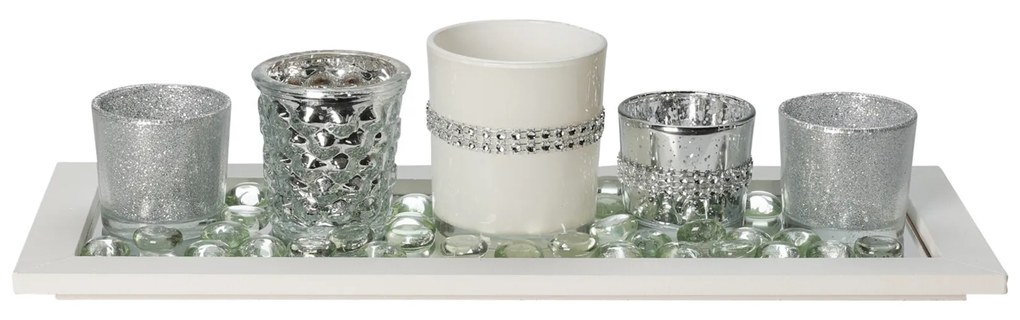 Porta Velas 5 Peças