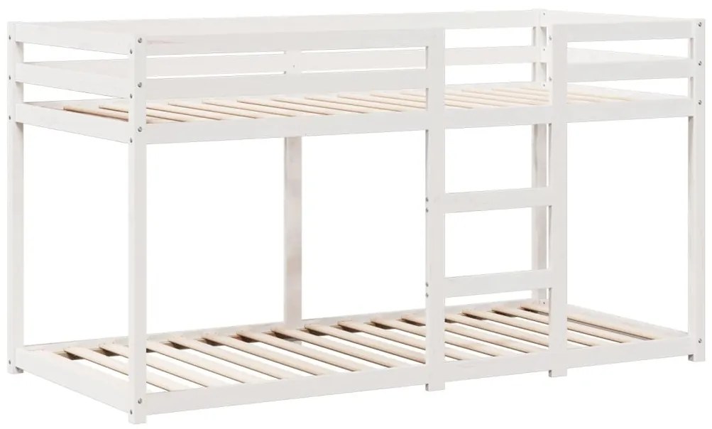 Beliche com telhado 75x190 cm madeira de pinho maciça branco