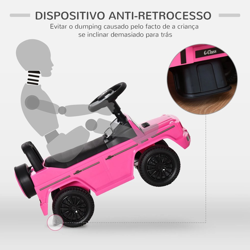 HOMCOM Carro Andador para Bebés de 12 a 36 Meses Carro Andador com Lic