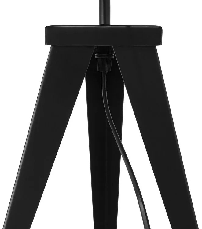 Candeeiro de mesa preto e cor de cobre STILETTO Beliani