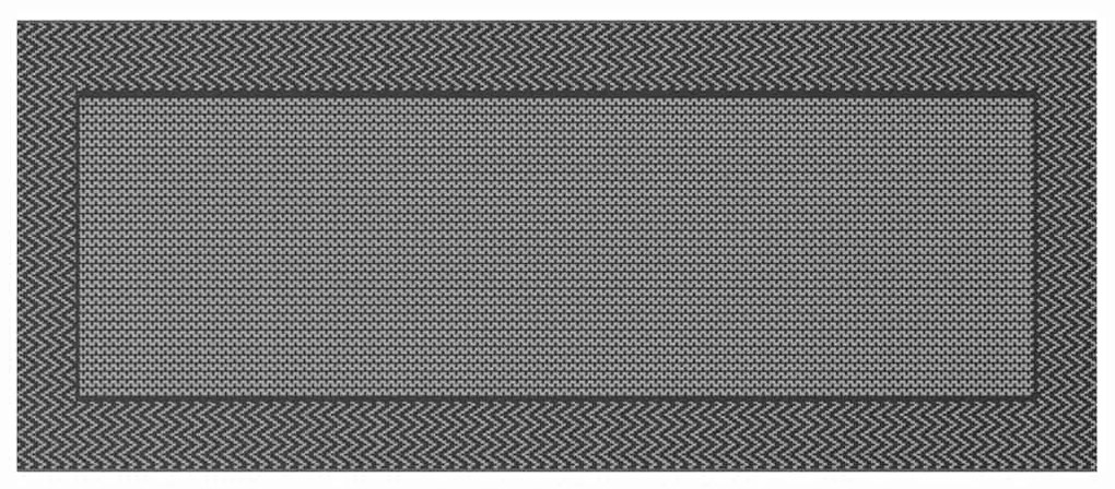 Tapete de Exterior "ARAKIL" Preto e Cinza 250x600 cm PP