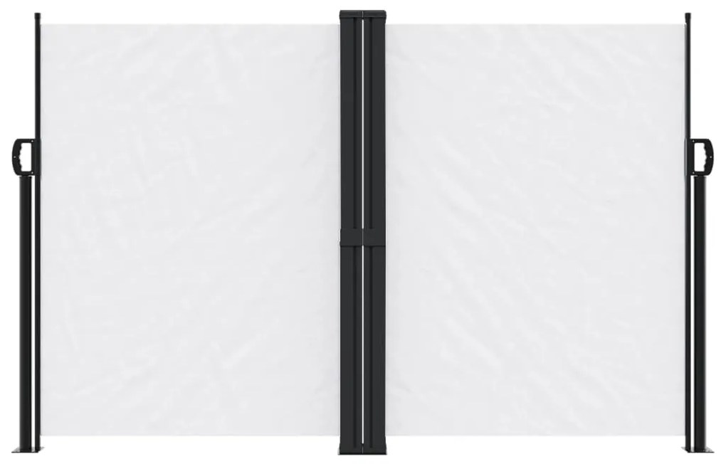 Toldo lateral retrátil 160x600 cm branco