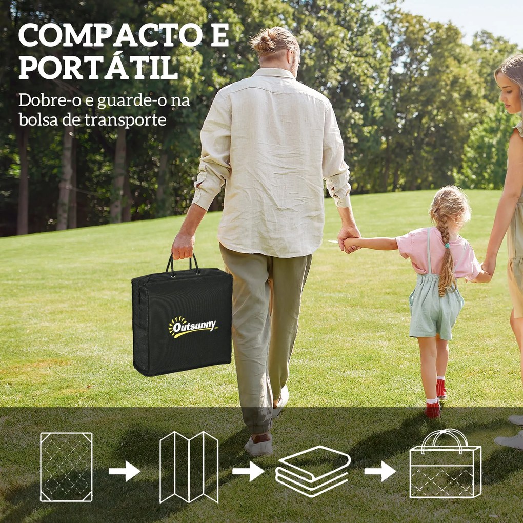 Tapete de Exterior 182x274 cm Tapete Reversível com Padrão Geométrico