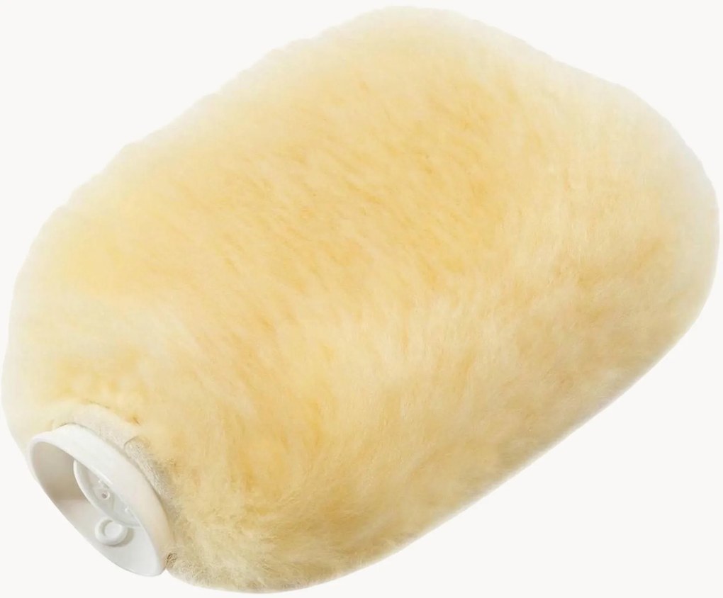 Botija de água quente em pele de cordeiro merino Lenny
