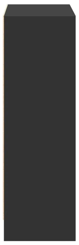 Estante 60x24x76 cm madeira processada preto