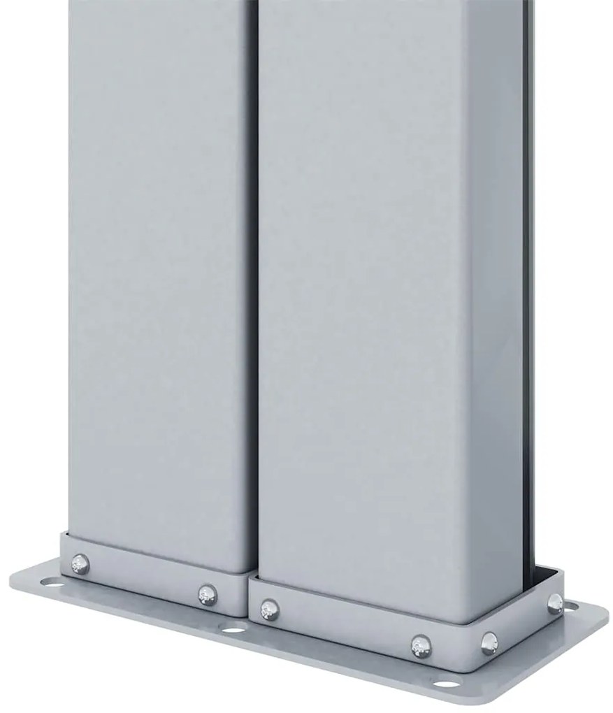 Toldo lateral retrátil 180x600 cm cor creme