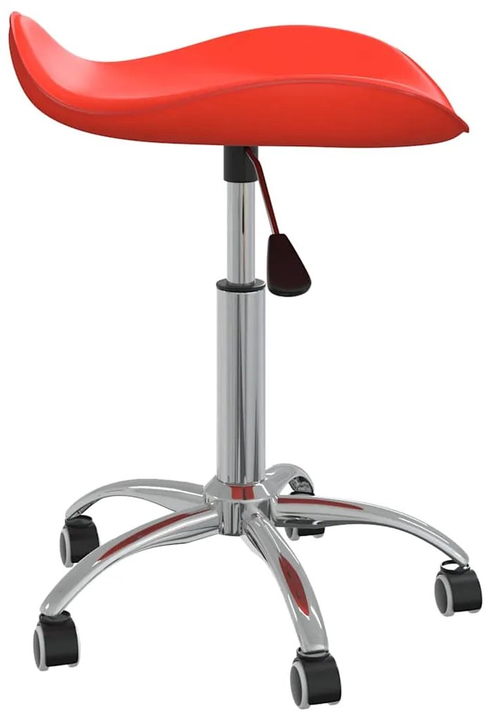 Banco de salão/spa couro artificial vermelho