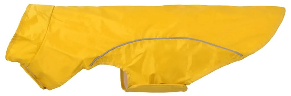 Capa de chuva para cães com tiras reflectoras amarelo XL