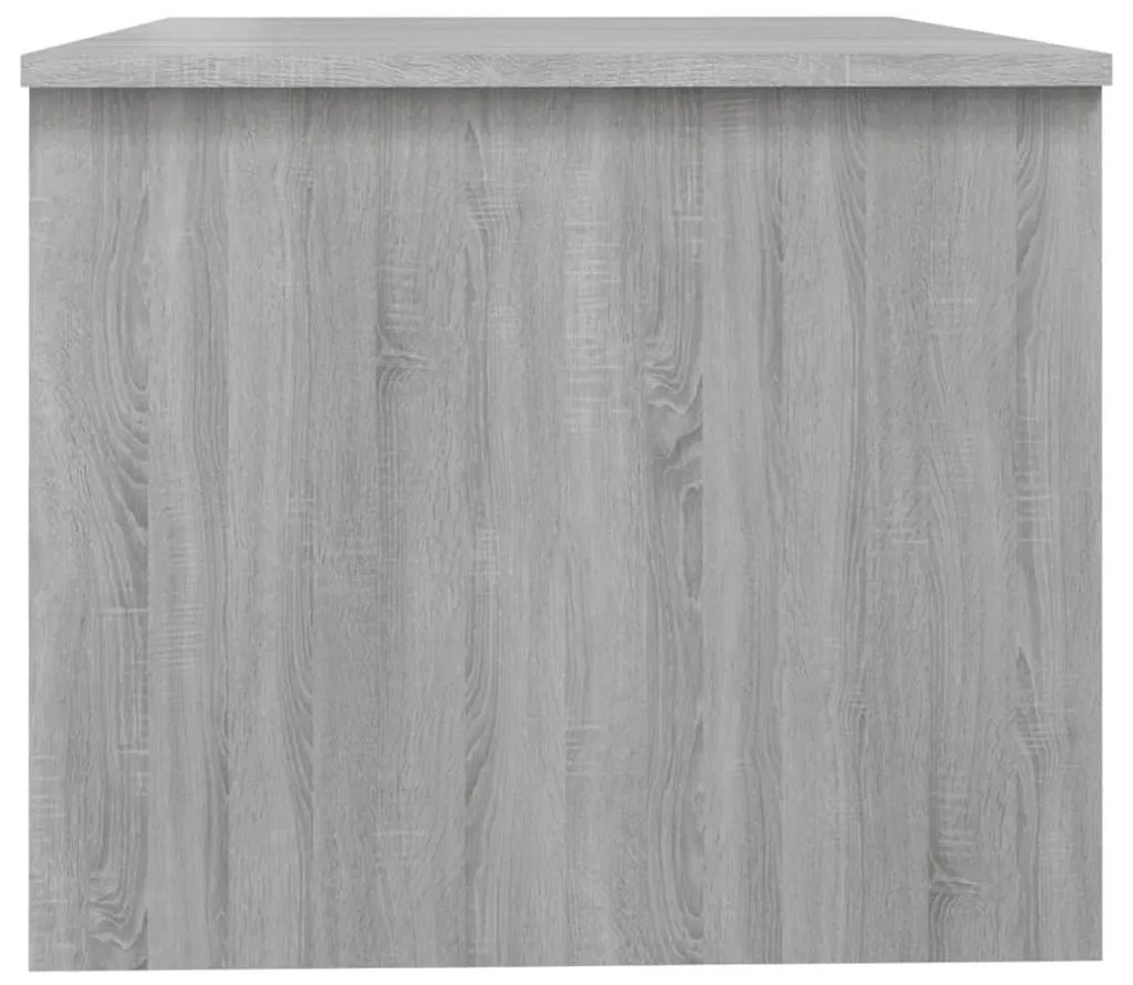 Mesa de centro80x50x42,5cm derivados de madeira cinzento sonoma