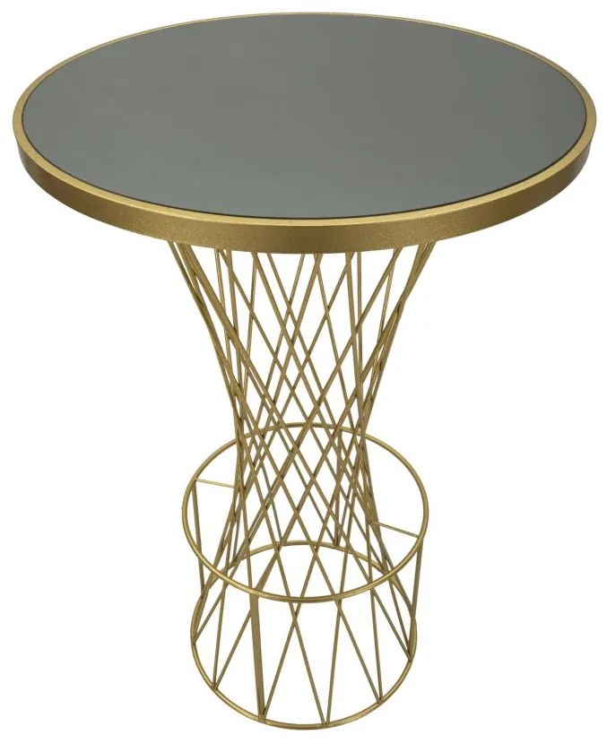 MESA DE BAR TOWER Ø70x103 CM DOURADA