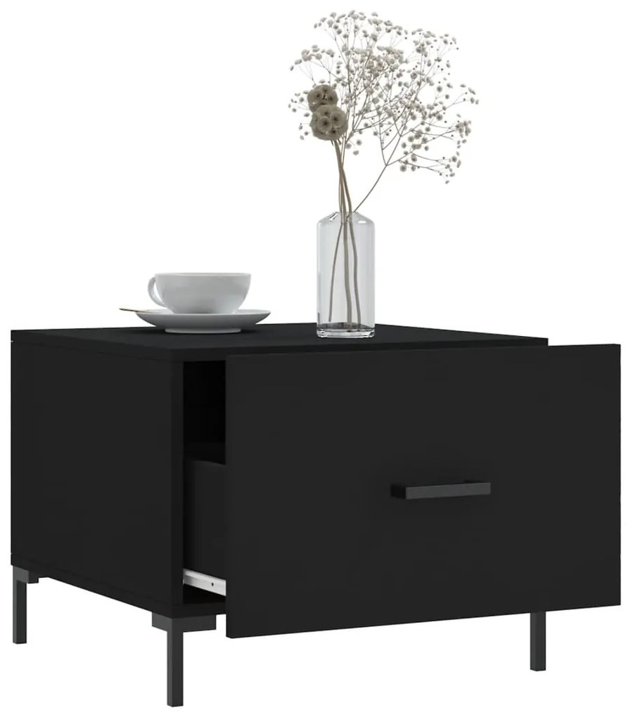 Mesa de centro 50x50x40 cm derivados de madeira preto