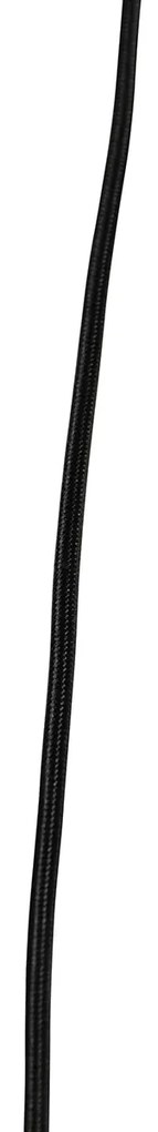 Candeeiro de suspensão com calha de suspensão bronze escuro - Cavalux