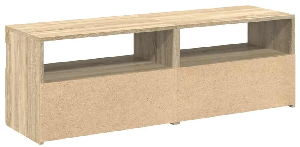 Móveis de TV com luzes LED 2 pcs 60x35x40 cm carvalho sonoma